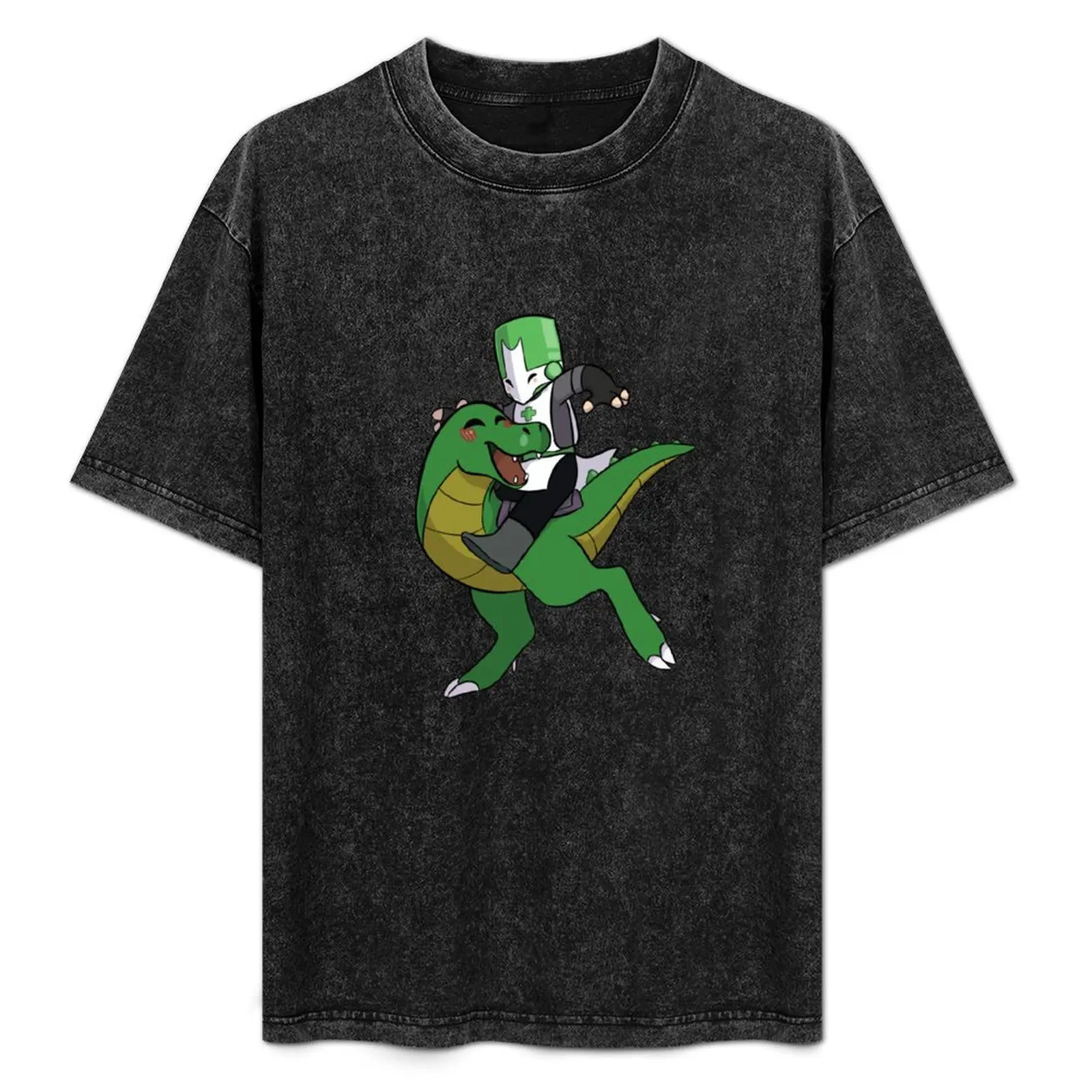 Castle Crashers Green Knight T-Shirt boys animal print quick-drying mens graphic t-shirts funny