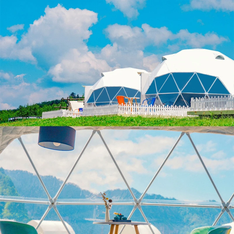 Outdoor starry sky tent, transparent yurt, outdoor bubble house, campsite, sunshine room