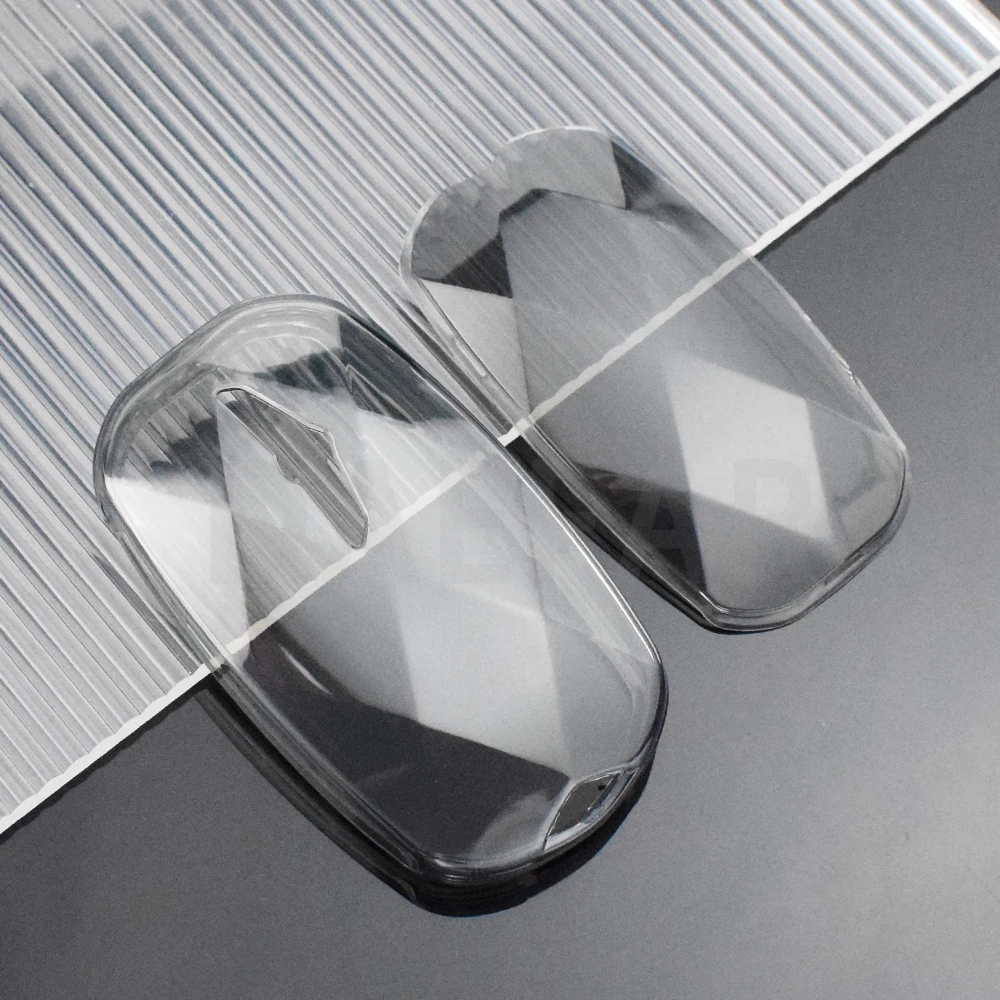 Transparent Car Key Case Cover Auto Shell Fob Holder for Hyundai Genesis GV60 GV90 G90 G70 G80 EQ900 Protector Accessories