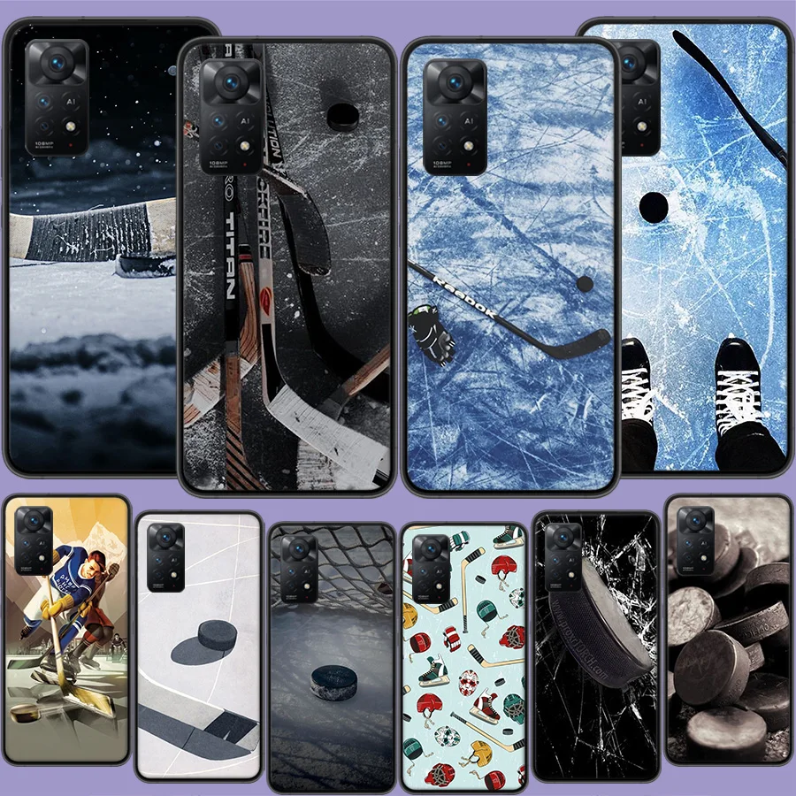 Ice Hockey Rink Phone Case For Redmi Note 13 5G Plus 12C 12 10A 10C 10 9 8 9A 9C 9T 8A S2 K60 K70 Pro 7 7A 6 6A Xiaomi A2 Lite C