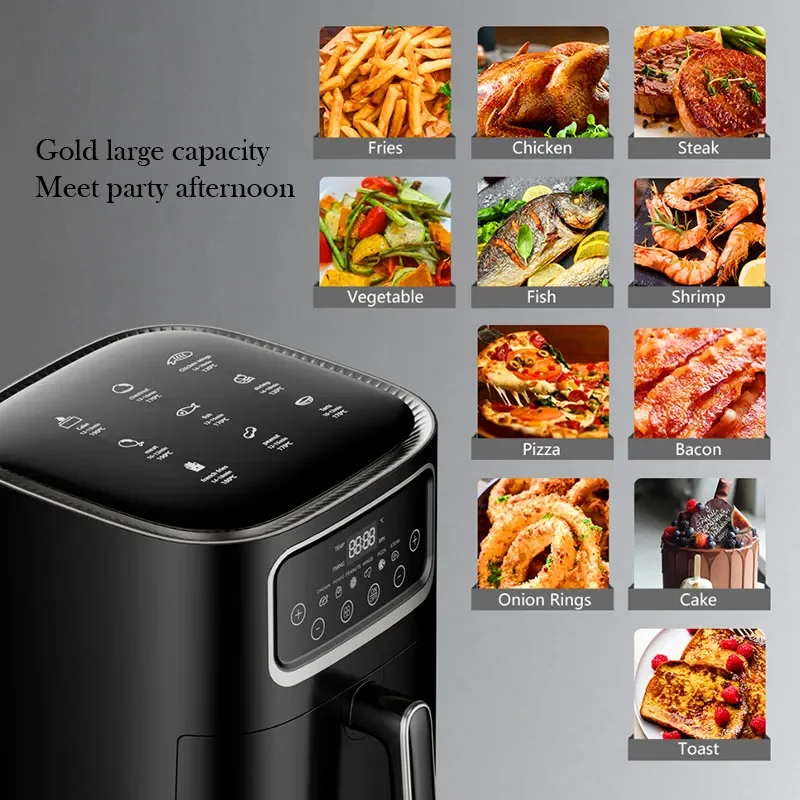 Visual Glass Smart Air Fryer, Household Visible, Window Air Fryer, Xl, 15 L, 12 L, 12 L, 10 Litres, New, 2023