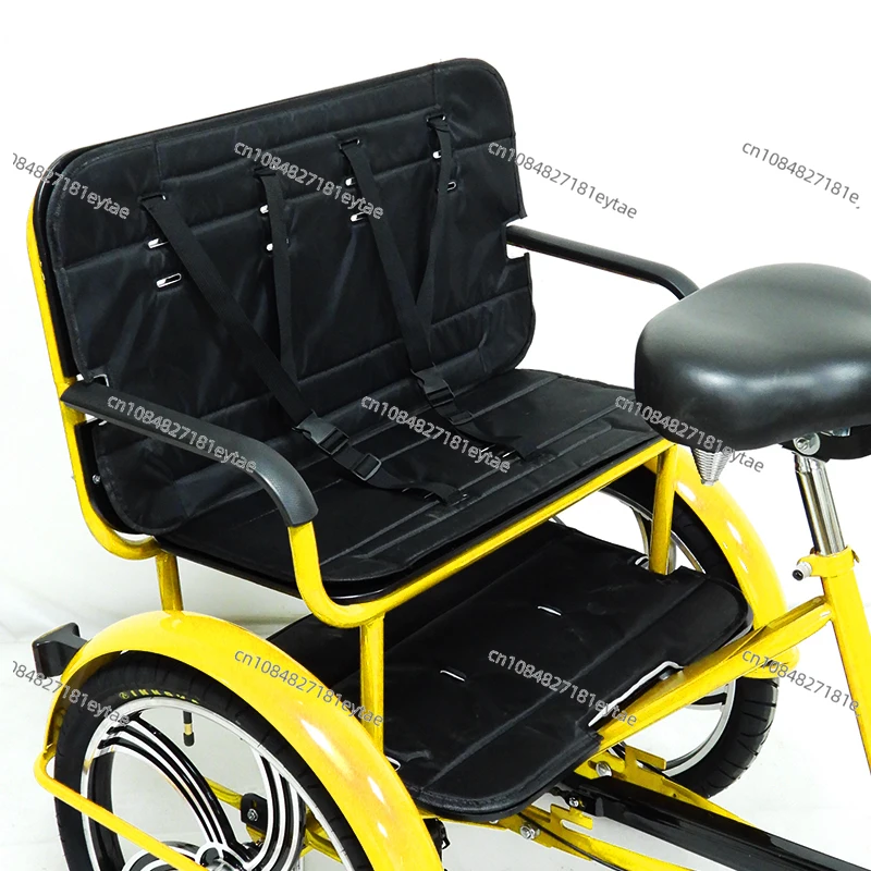 

Подходит для большого удобного пассажирского сиденья и навеса от солнца, установленного на трехколесный велосипед.