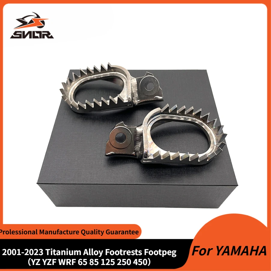 

SNOR Titanium Alloy Foot Pegs Rest Footrests Footpeg Front Pedals For YAMAHA YZ YZF WRF 65 85 125 250 450 TENERE Accessories