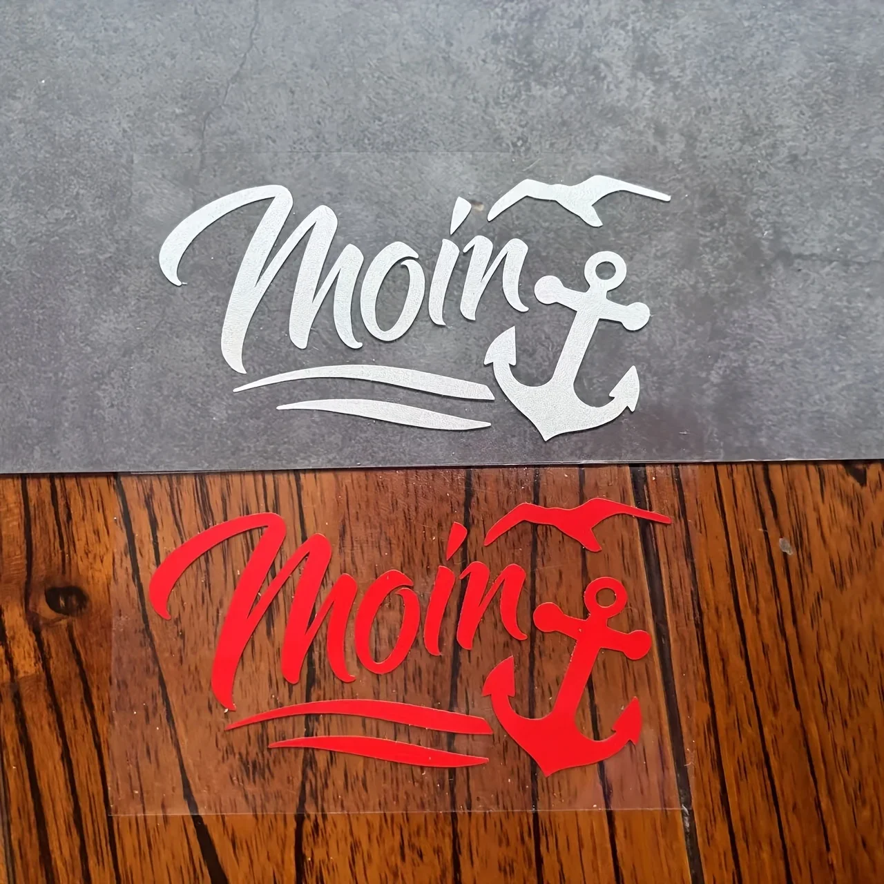 1Pc "Moin" Marine - themed Sticker Set - Ideal for Nautical Style Lovers