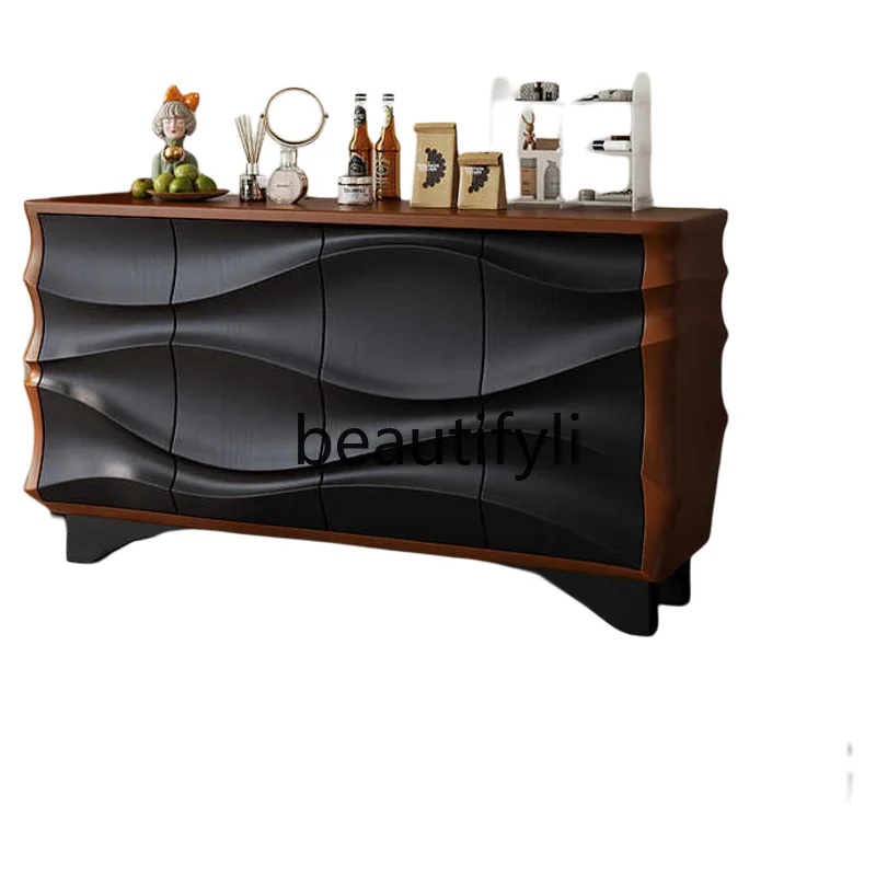 

Nordic design entrance cabinet, living room decorative cabinet against the wall, multi-functional bedroom storage cabinet