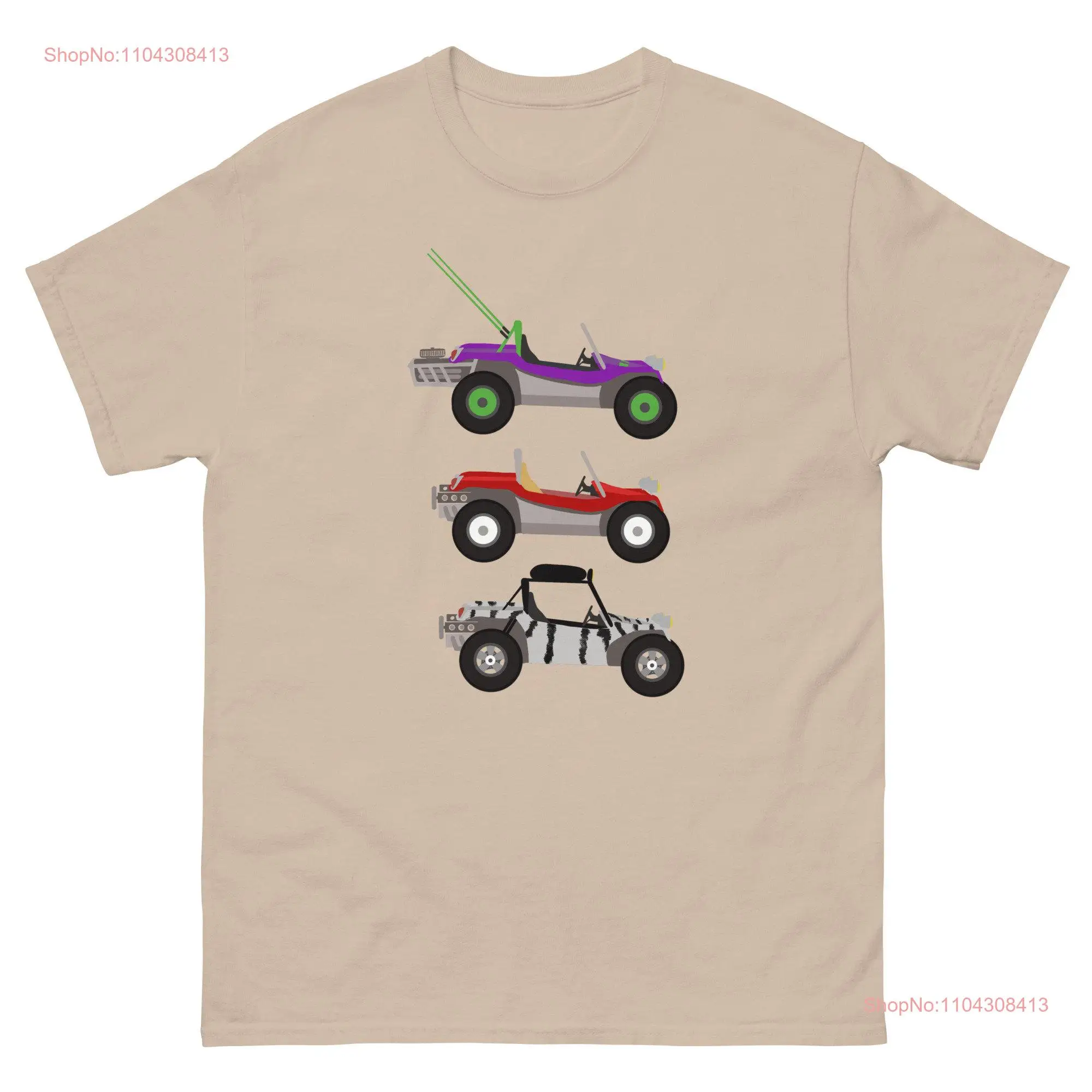 The Grand Tour Beach Buggies classic tee long or short sleeves