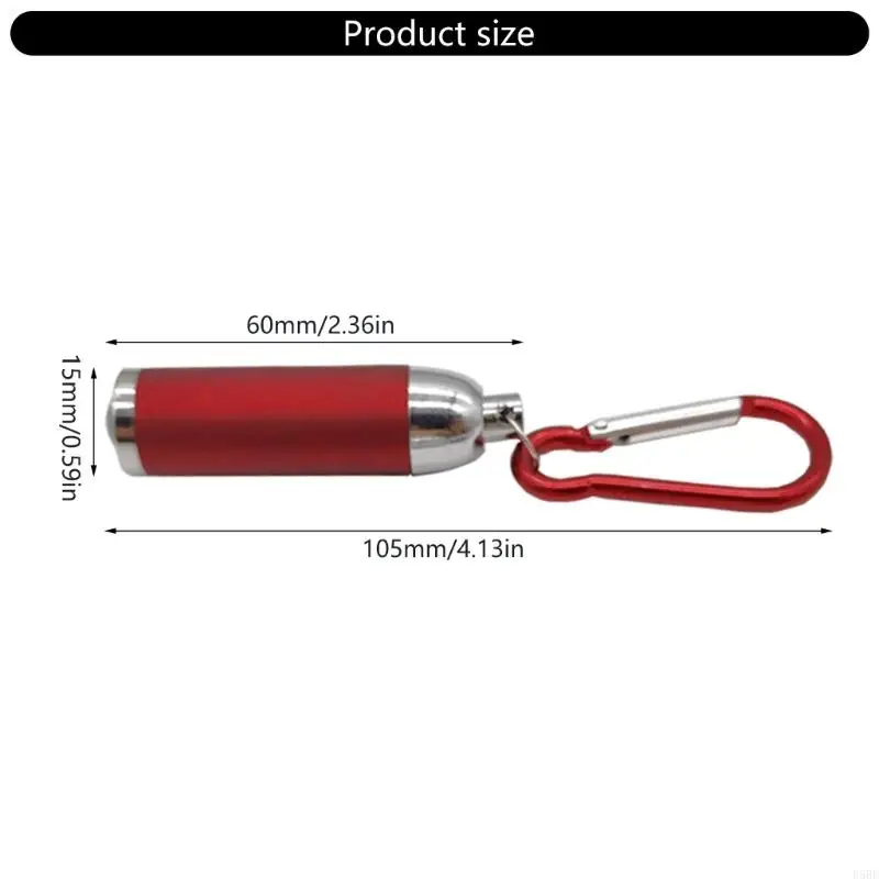 E5BE Outdoor Camping Flashing Light Adjustable USB Pocket LED Flashlight Enduring