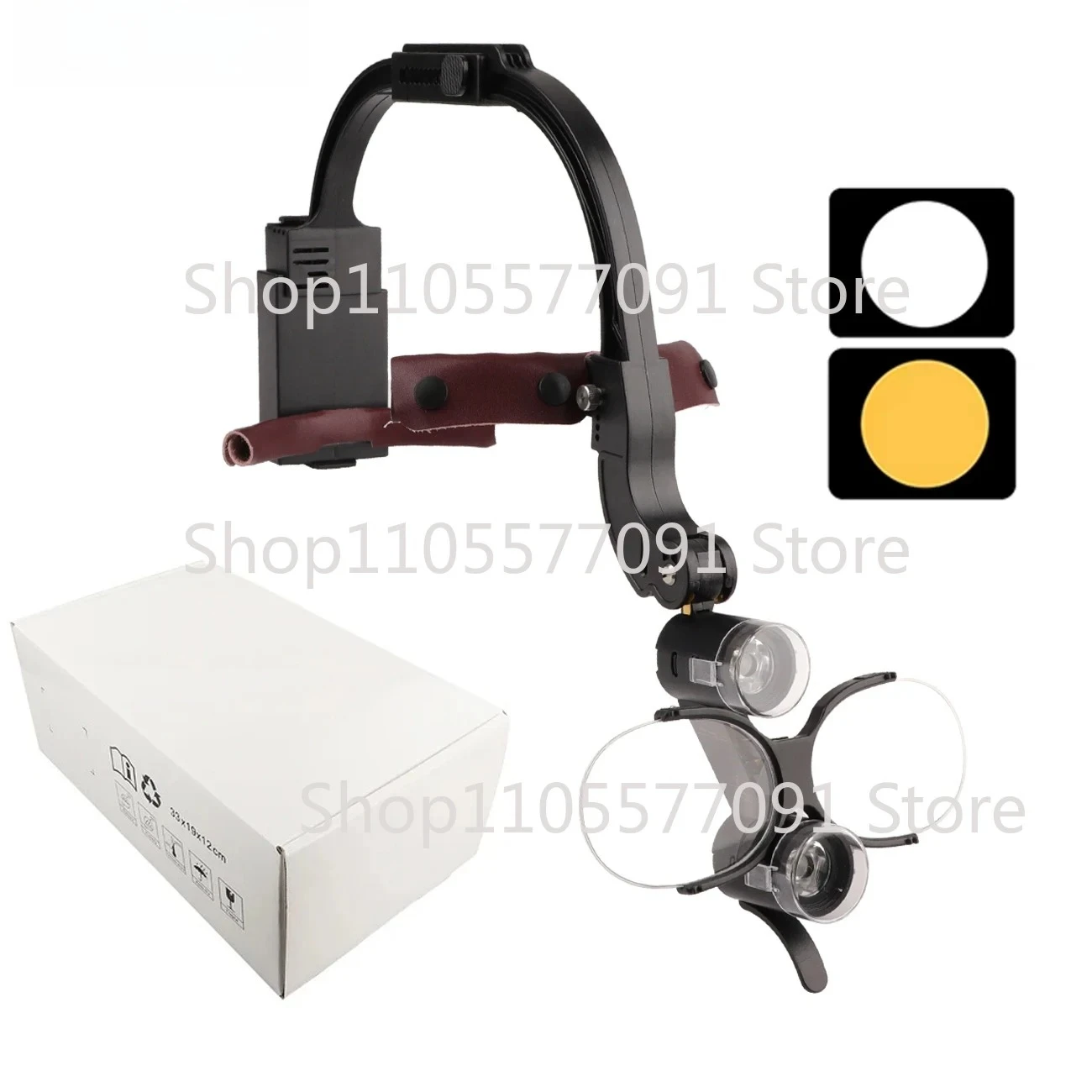 Hair Head-Mounted Magnifying Glass Factory Direct Sales
