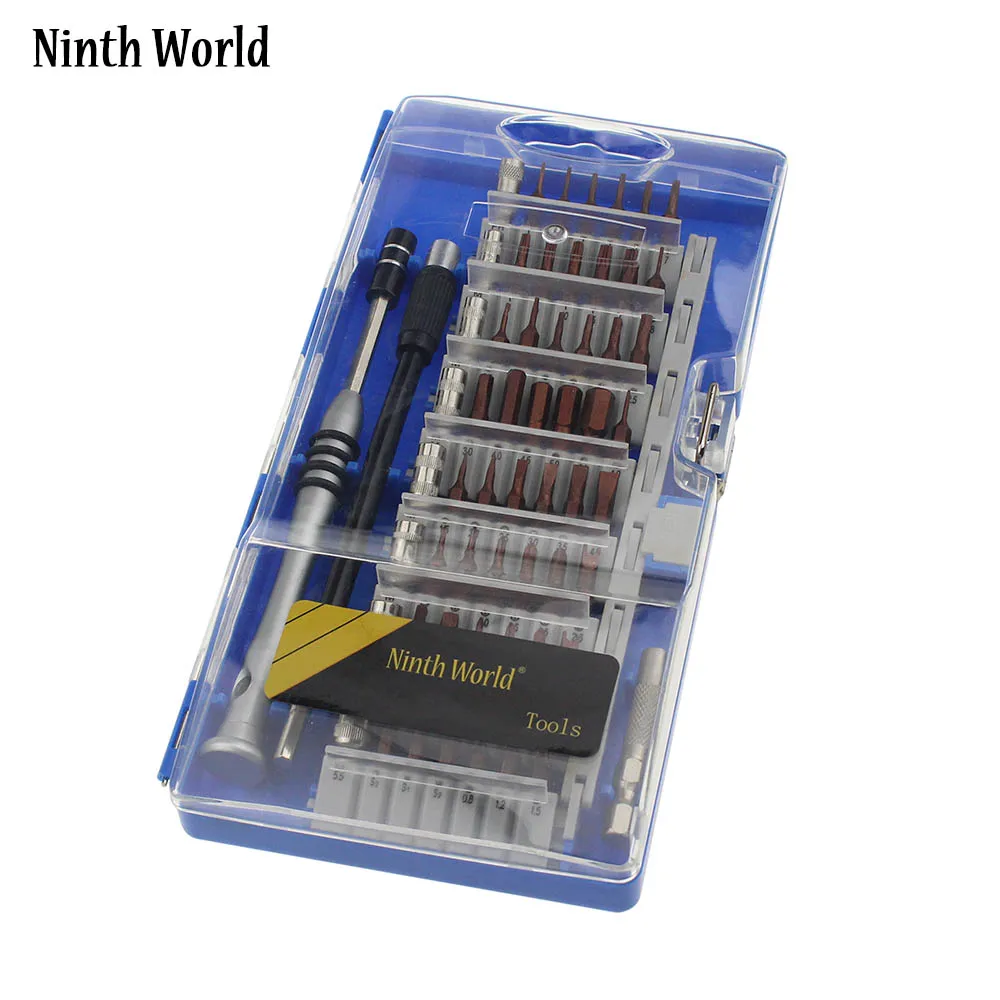 Ninth World Magnetic Precision Screwdriver Set 60 in 1 S2 Alloy Steel Electronic Torx Screw Driver Magnet Bits Kits Multitool