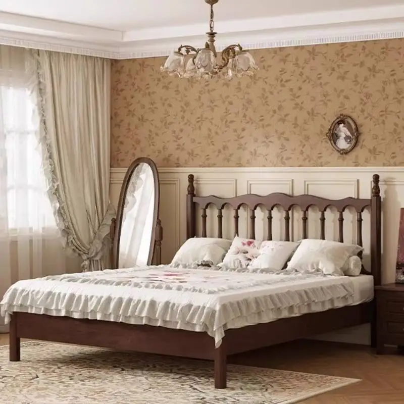 

European Normal Double Bed Decoration Elegant Queen Adults Double Bed Modern Luxury Japanese Camas Matrimoniales Furniture