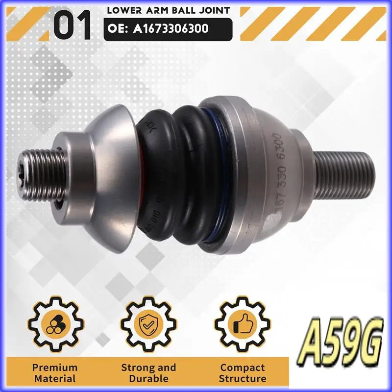 

G9-Enhanced Stability Car Front Left Lower Ball Joint For Mercedes-Benz GLE & GLS, Model W167, Years 2020-2023