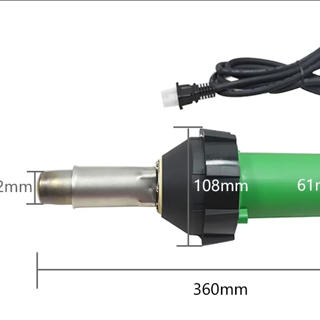 Geomembrane Welding Machine GW1600 Hot Air Gun for Efficient Fusion Welding