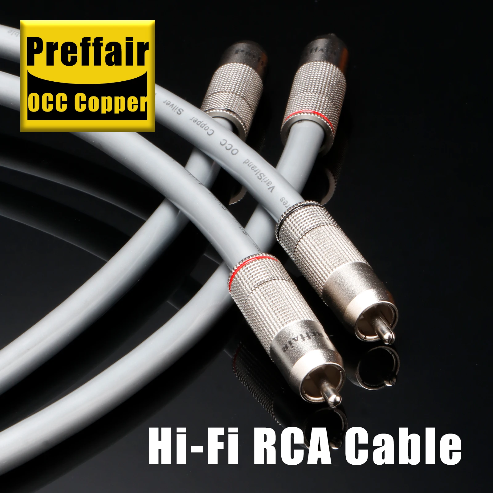 Paarweise 60-adriges XLR-Kabel RCA-Kabel OCC Versilbertes Verbindungskabel Einzelnes Audio-Verlängerungskabel Audio-Video-Kabel – Detail 6