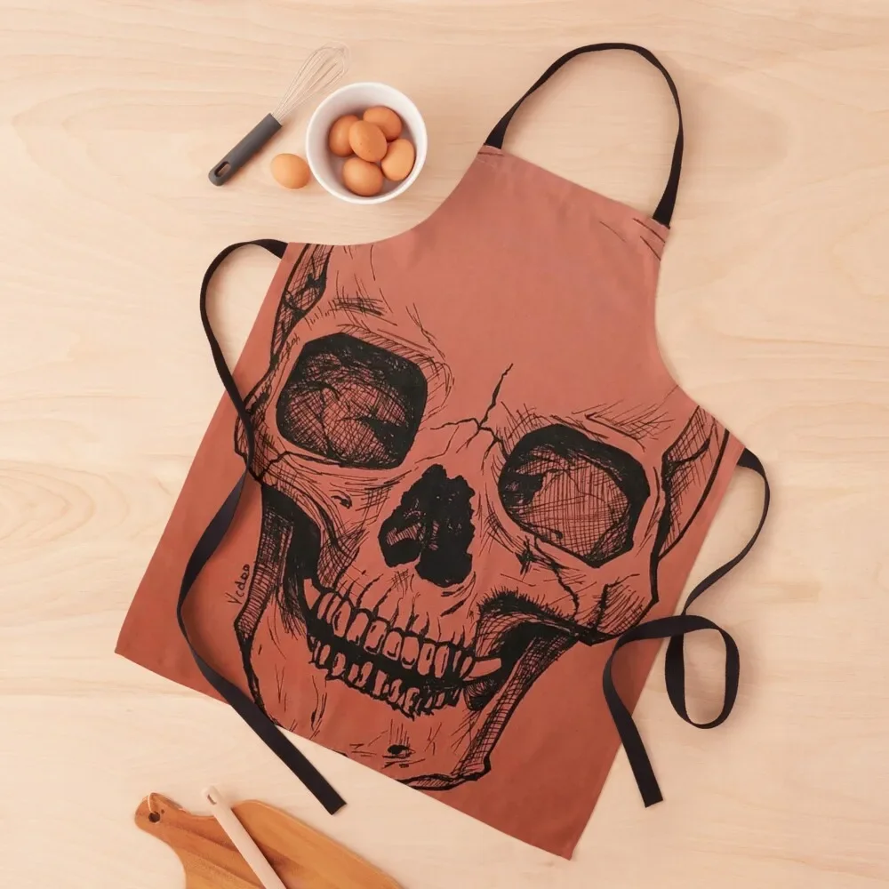 

Skully Apron For Women Kitchen cooks clothes Kitchens For Men Apron