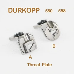 Sewing Machine Parts LOWER THREAD PRESSER ASSY TAhroat Plate For Electronic Eyelet Button Holer Sewing Machine DURKOPP 558