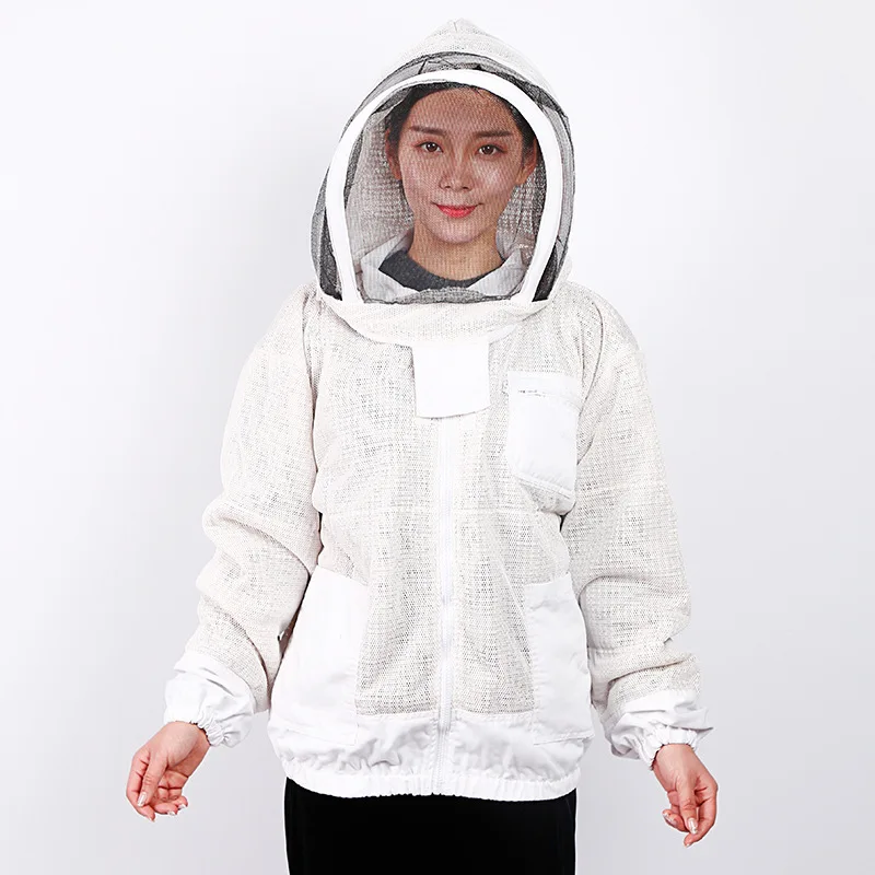 Beekeeping Suit Jacket Veil Set Protective Ventilated Beekeeping Clothing Anti-bee Clothing Beekeeping Tool
