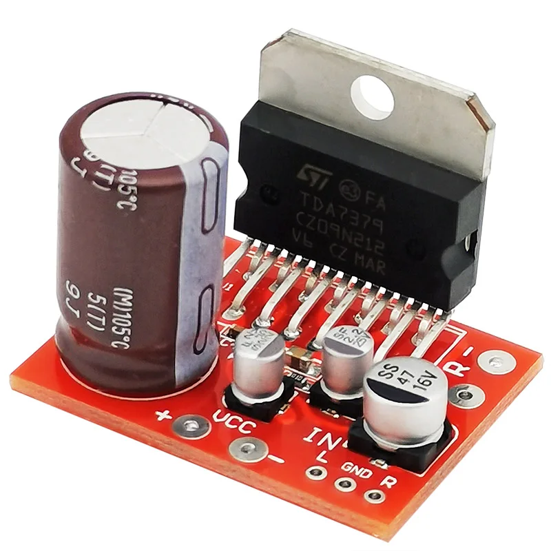 Board for CD7379 2.0Ch 2*39W Audio Amp Module DC12V