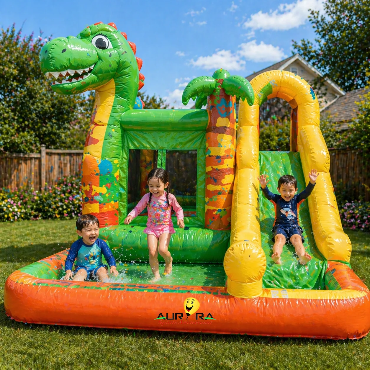 Combo Bouncer Bouncy Castle Inflatable Commercial Grade Toddler Jump House Large Slide Water Pool Park Rental Business Event