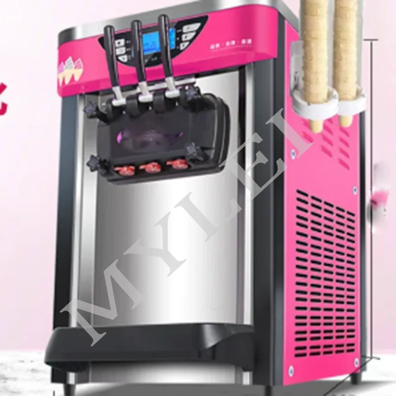 Countertop Frozen Yogurt & Soft Ice Cream Machine with Self Serve Dispensing System for Restaurants Fruit