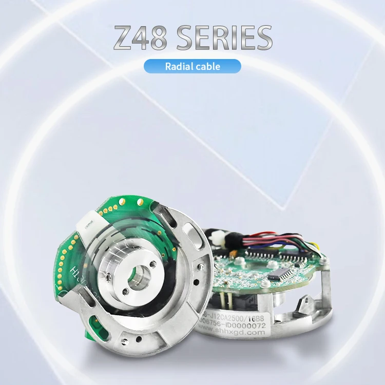 Z48-J dekoder putar sudut encoderincremental motor dc optik tanpa bantalan integral driver jalur TTL 1024ppr 5V