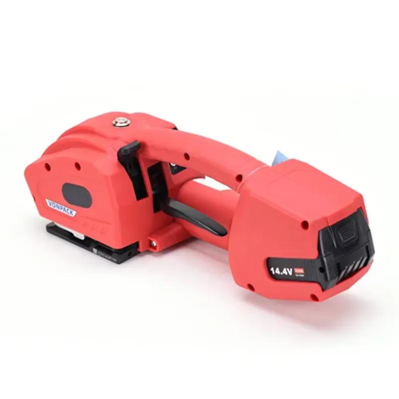 K2 Semi Automatic Electric Strapping Machine for PP PET Strap Heat Sealing Carton Tray Packaging Adjustable Tension 1.2s Fast