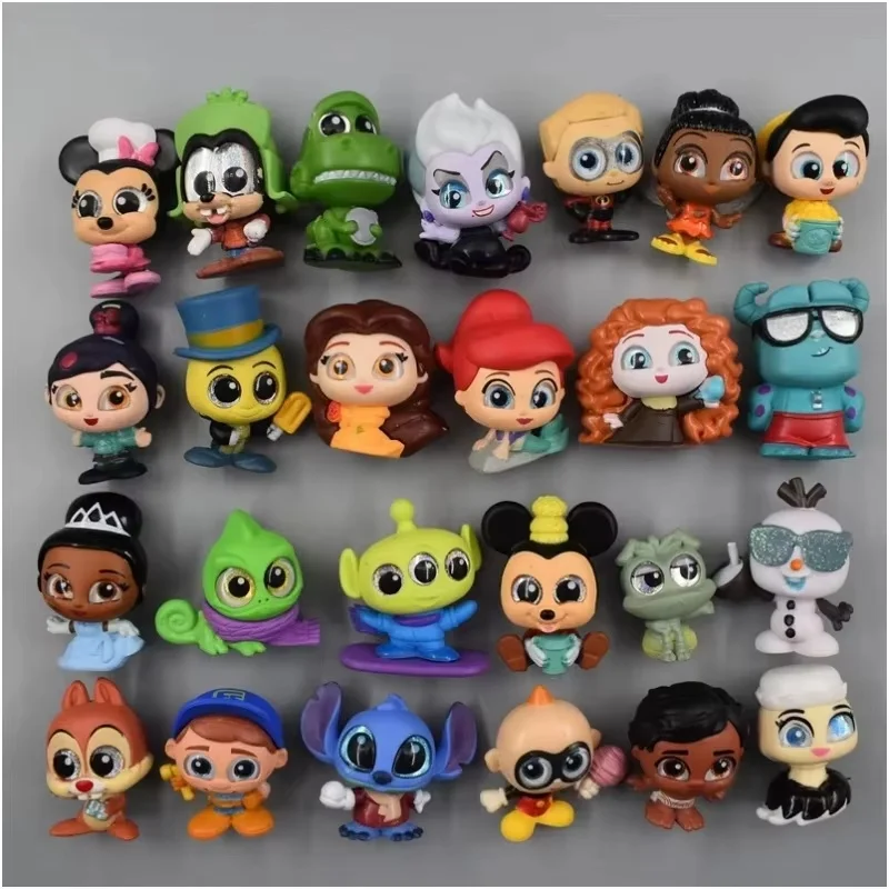 

Disney Genuine Bulk Cargo Mini Action Figure 20/30pcs Random Doorables No Duplicate Style Glass Eye Bulk Small Toy Festival Gift