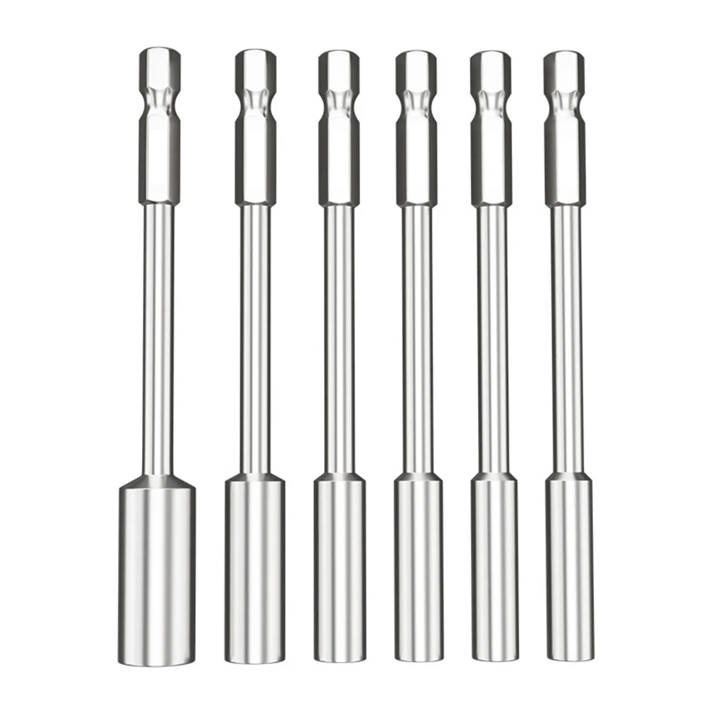 Portapuntas de extensión de vástago de 6,35mm para mantenimiento, nuevo, adsorbe firmemente los cerraduras de tornillo sin deslizar, tamaño opcional de 4,0mm