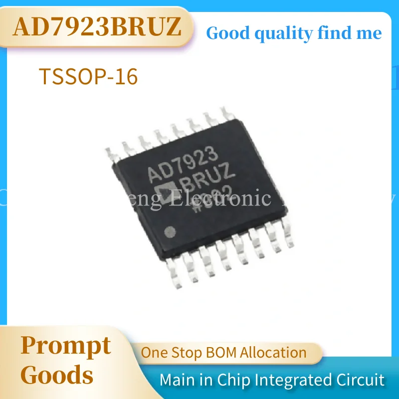 1PCS AD7923BRUZ-REEL7 AD7923BRUZ 79237923BR TSSOP-16 analog-to-digital converter chip