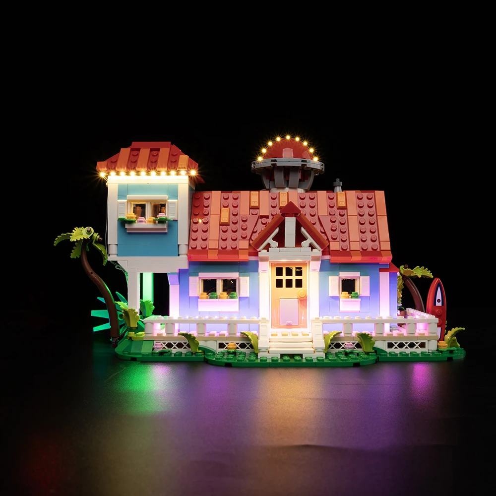 Set di illuminazione per LEGO Lilo e Stitch Beach House non include un blocco di costruzione (solo kit luce LED)