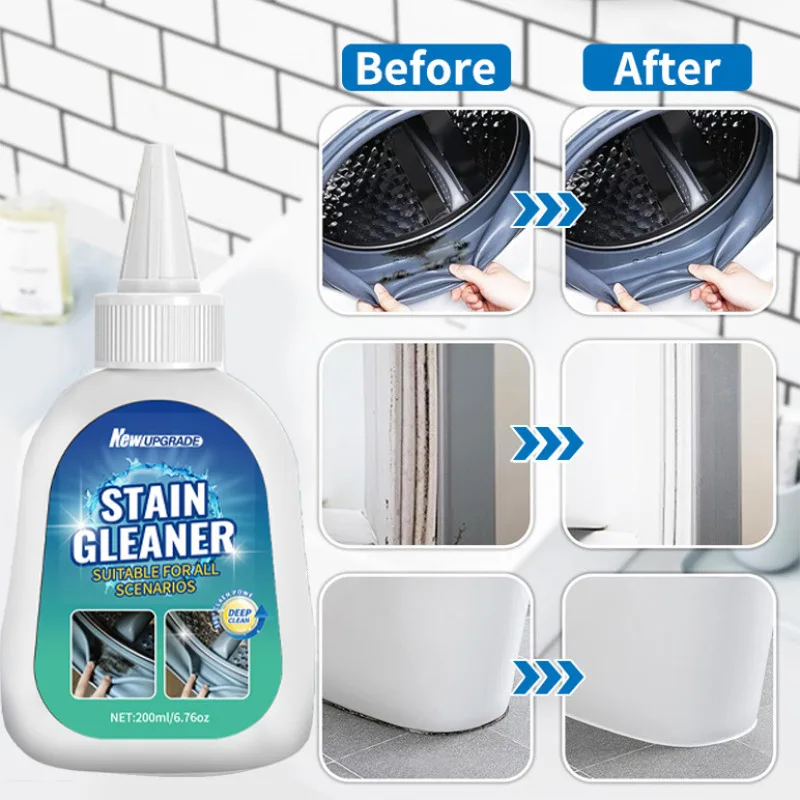 

Washing Machine Cleaner Gel Mold Mildew Remover for Rubber Seal Drum Tub Deep Clean Washer Ring