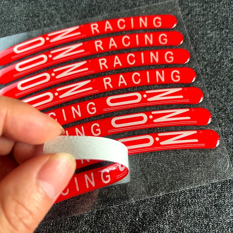 3D Gel Motorcycle Wheel Hub Sticker Decal Reflective Rim Stripe Tape For Honda REPSOL Benelli GSXR Aprilia Ducati Marchesini OZ