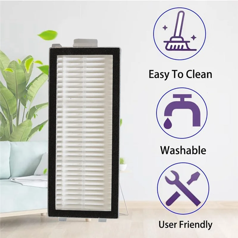 【Must-Haves】HEPA Filters For Roborock Saros Z70 / G30space Vacuum Cleaner Parts Replacement Washable Filter 12PCS