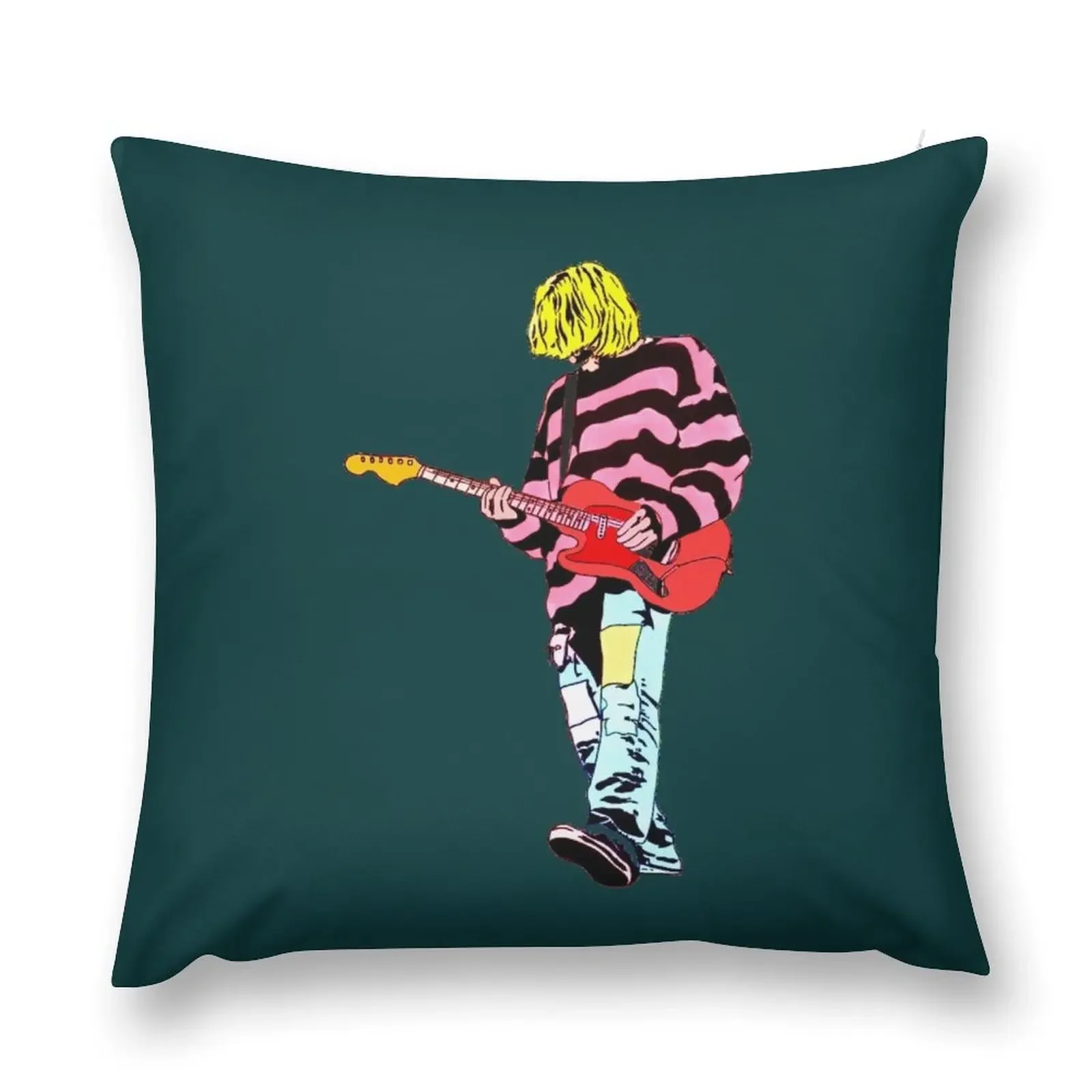 

Kurt Cobain Artistic Modern Pop Portrait Design Throw Pillow Cushions Decorative Cushions For Luxury Sofa pillow