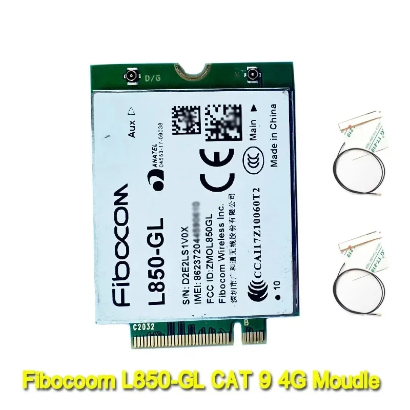 

Fibocom L850-GL 4G LTE Cat9 M.2 Cellular WWAN Module Intel XMM 7360 LTE modem For роутерах Keenetic