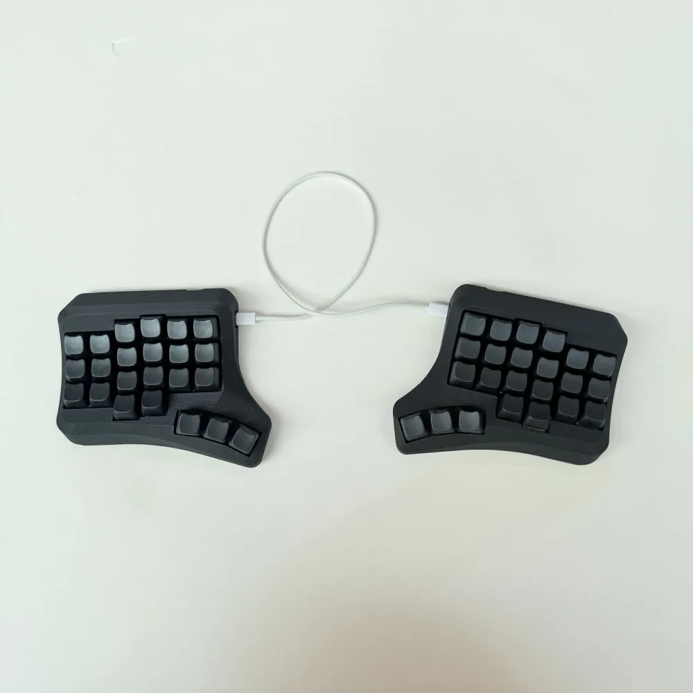 

46keys Velvet V3 Split Keyboard Kit 2.4G Wired Bluetooth Hot Swap Mechanical Keyboard Vial MX Switch Keyboard Accessory Gift