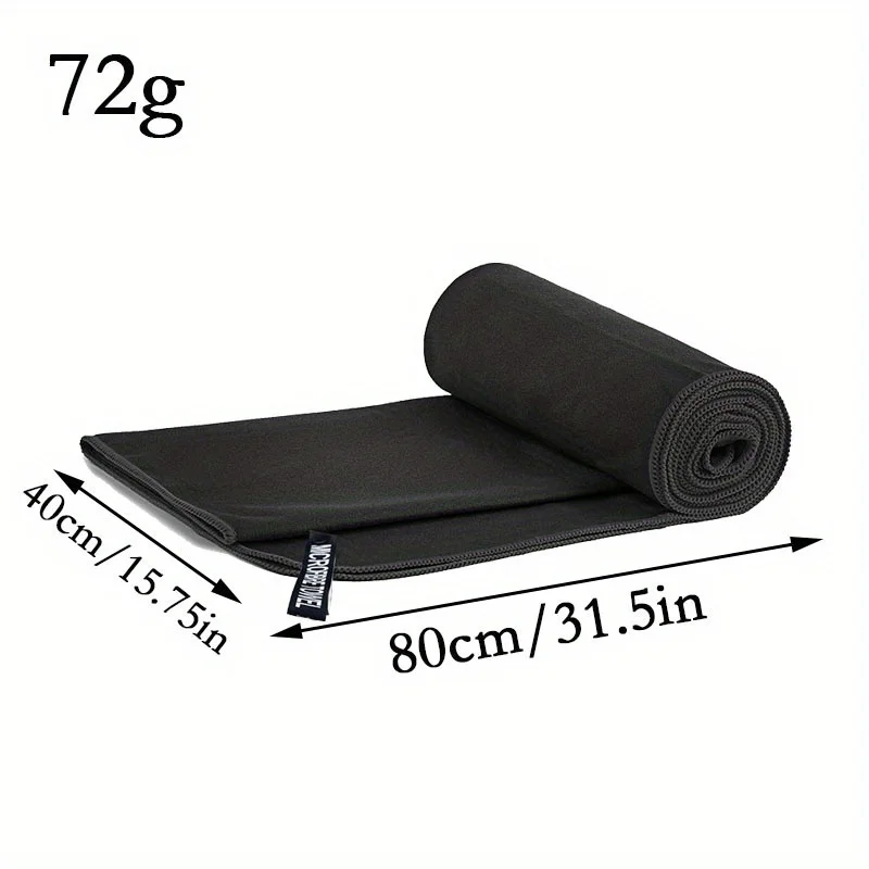 Asciugamano sportivo ad asciugatura rapida da 1 pezzo [fibra ultrafine] Essenziale per il fitness, rapido da assorbire il sudore e l'asciugatura, versatile per lo sport