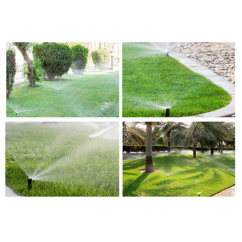 0~360 Degree Adjustable Scattering Sprinkler Up Garden Park Farm Lawn Irrigation Sprinkler Replacement Nozzle 1/2
