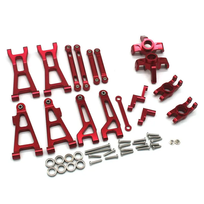 Accessoires métalliques HBX 2105a T10 16889 16889A 16890 SG1601 SG1602 RC 1/16, Kit de bras oscillant résistant à l'usure, ensemble de 7 pièces