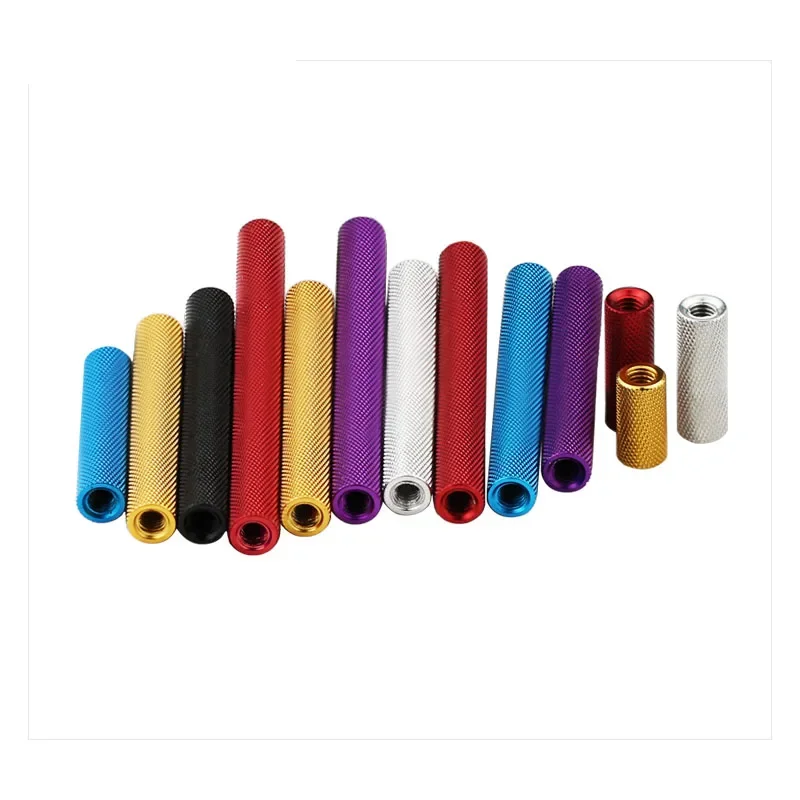 

10Pcs/lot Knurled Aluminum M3 Standoff Spacer Screws Stud Fastener For Rc Multirotors Column Post Length 6-60mm