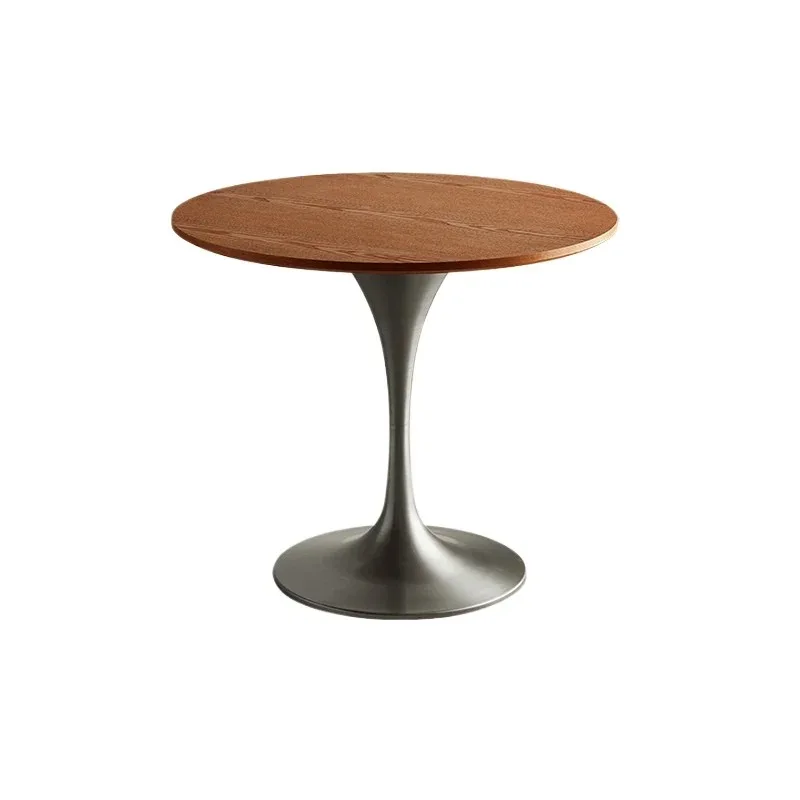 

and chairs thickened tulip negotiation table antique solid wood round table middle dining table rental house small apartment