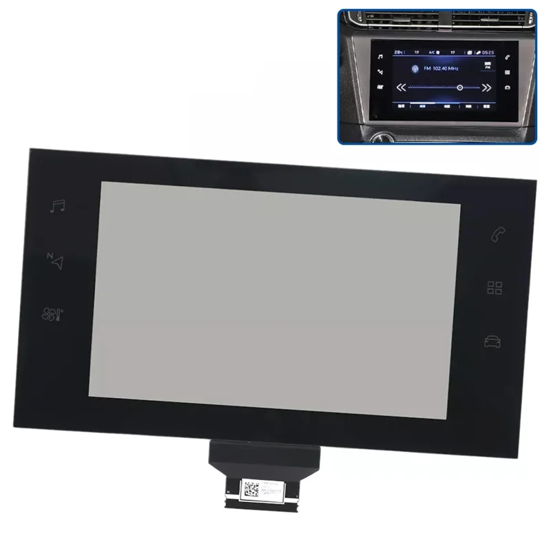 

L10A LPM070G215A 7-дюймовый 61-контактный стеклянный сенсорный экран для 308 408 Citroen RCC, детали дигитайзера автомобильного радио