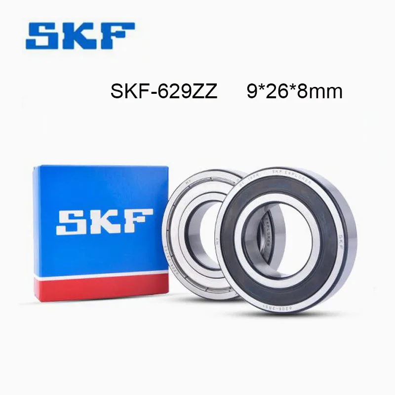 100% Original Sweden SKF Bearing 5Pcs 629-2Z 629ZZ ABEC-9 Ball Bearing 9x26x8mm High Speed Deep Groove 629-ZZ Ball Bearings