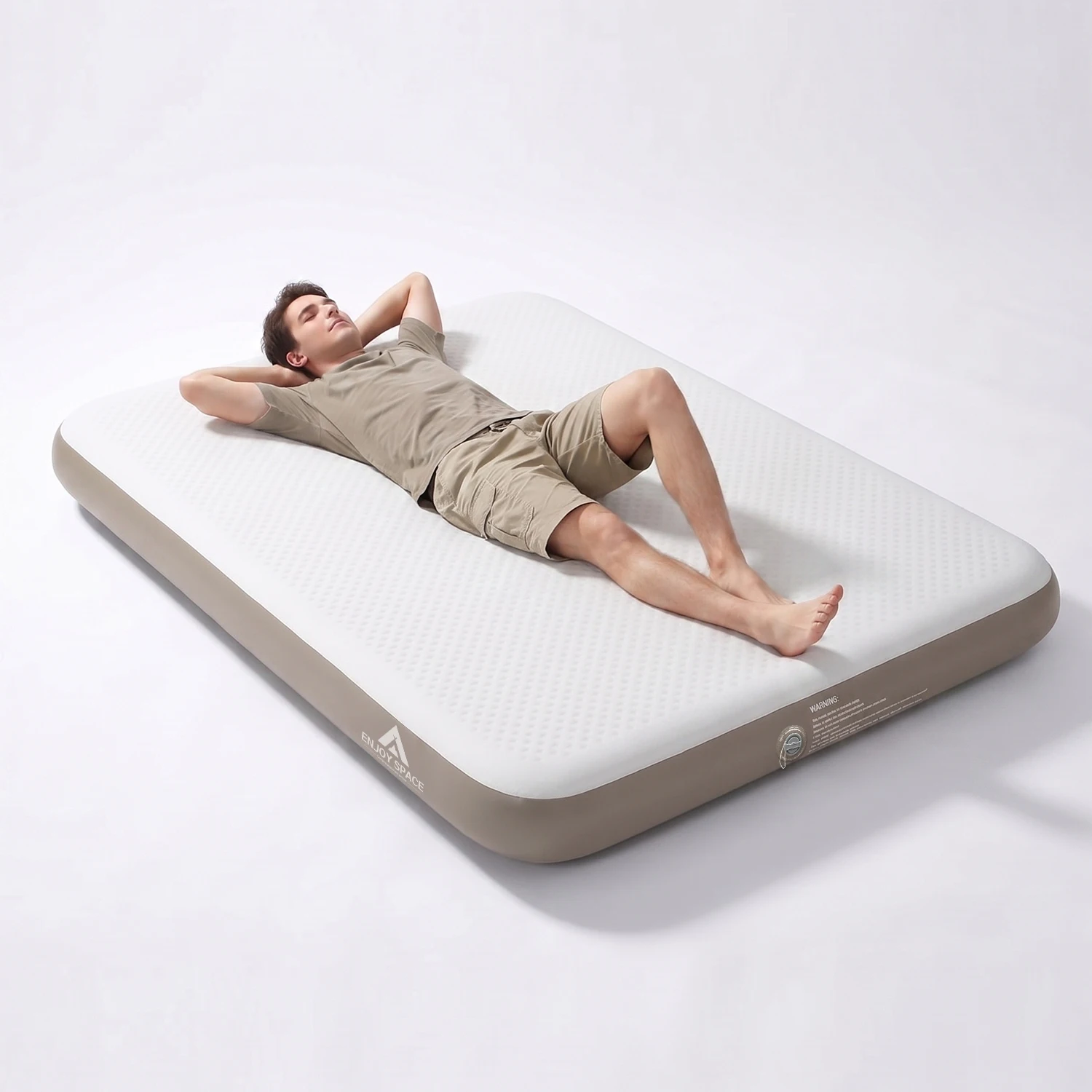 

Air Mattress King Size Portable Camping Bed Matelas Gonflable 3 Places Inflatable Air Bed With Pump Inflatable Mattress Camping