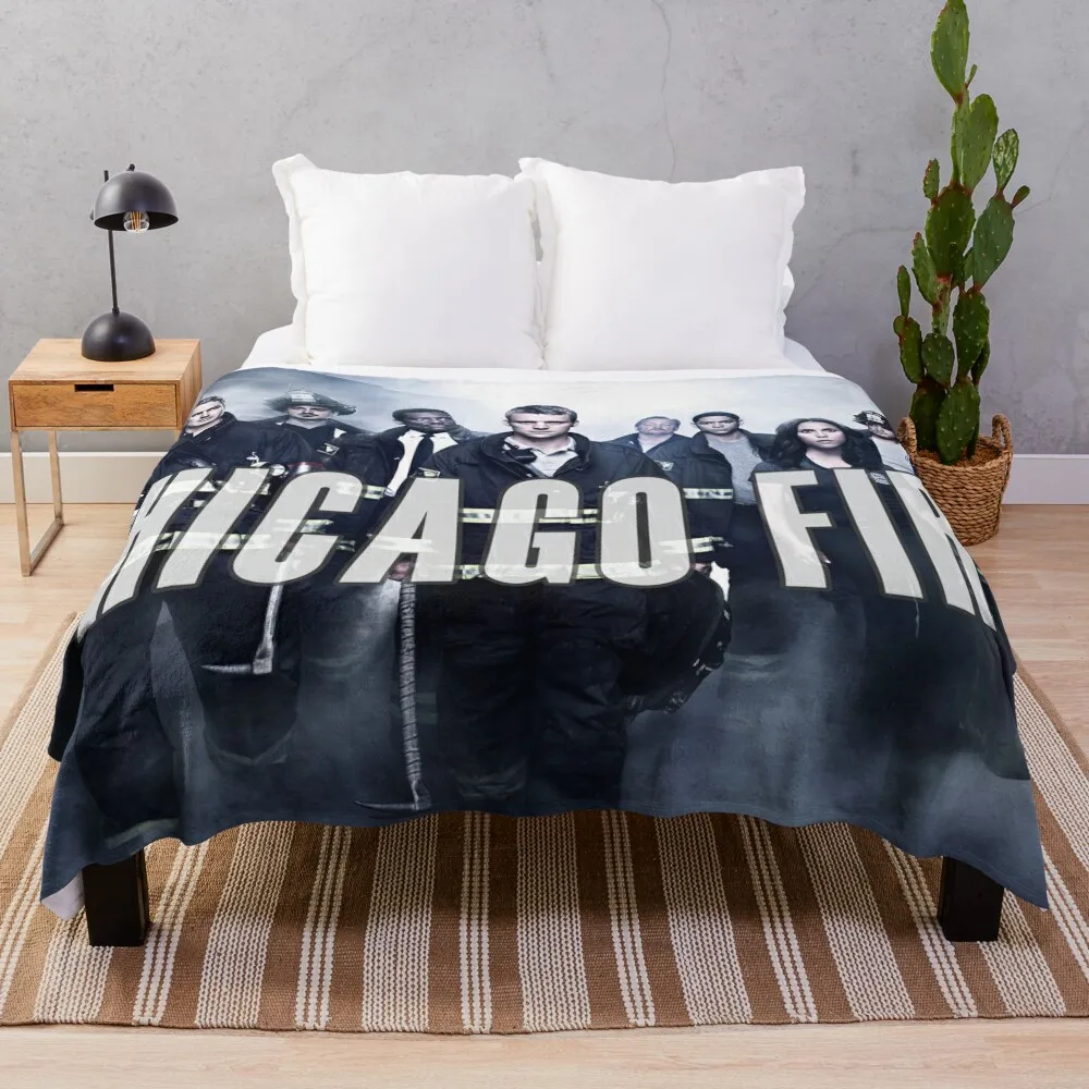 

Chicago FireThrow Blanket Soft Bed Blankets fluffy blanket