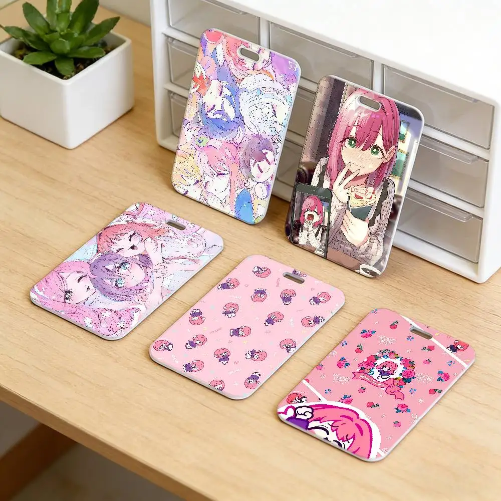 Hakari H-Hanazono Premium ID Badge Holder with Neck Strap, Durable Card Cover Lanyard for Employee Work Pass, Office.
