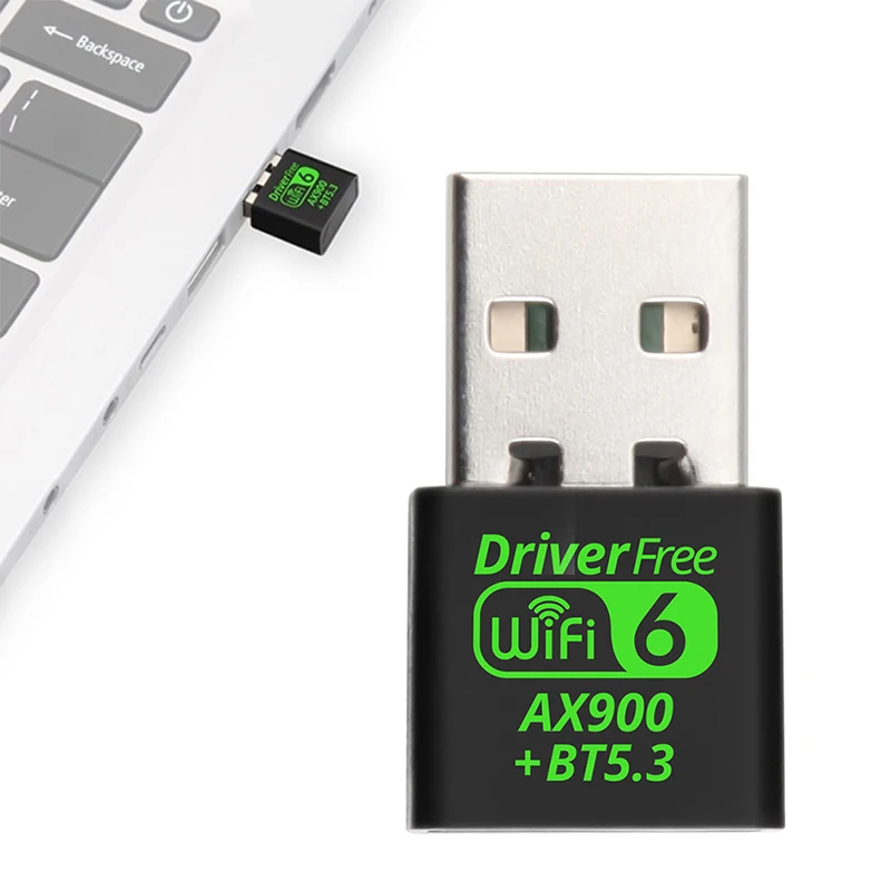 デュアルバンドwifiドングル,ワイヤレスネットワーク,wlanレシーバー,ドライバーなし,Bluetooth 5.3アダプター,2in 1, 2.4 ghz,5ghz