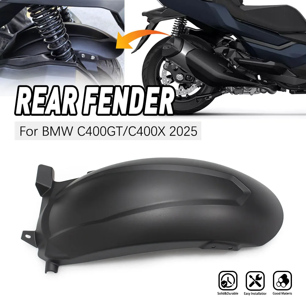

2025 New Motorcycle Rear Mudguard For BMW C400GT C400X - Extended Splash Guard with Widening Lengthening Design