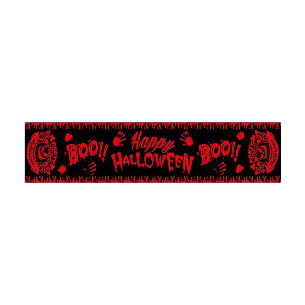 Table Flag New Halloween Linen Tablecloth Festive Dining Table Decoration Tablecloth Pad Coffee Table Cloth Cross-border Printed