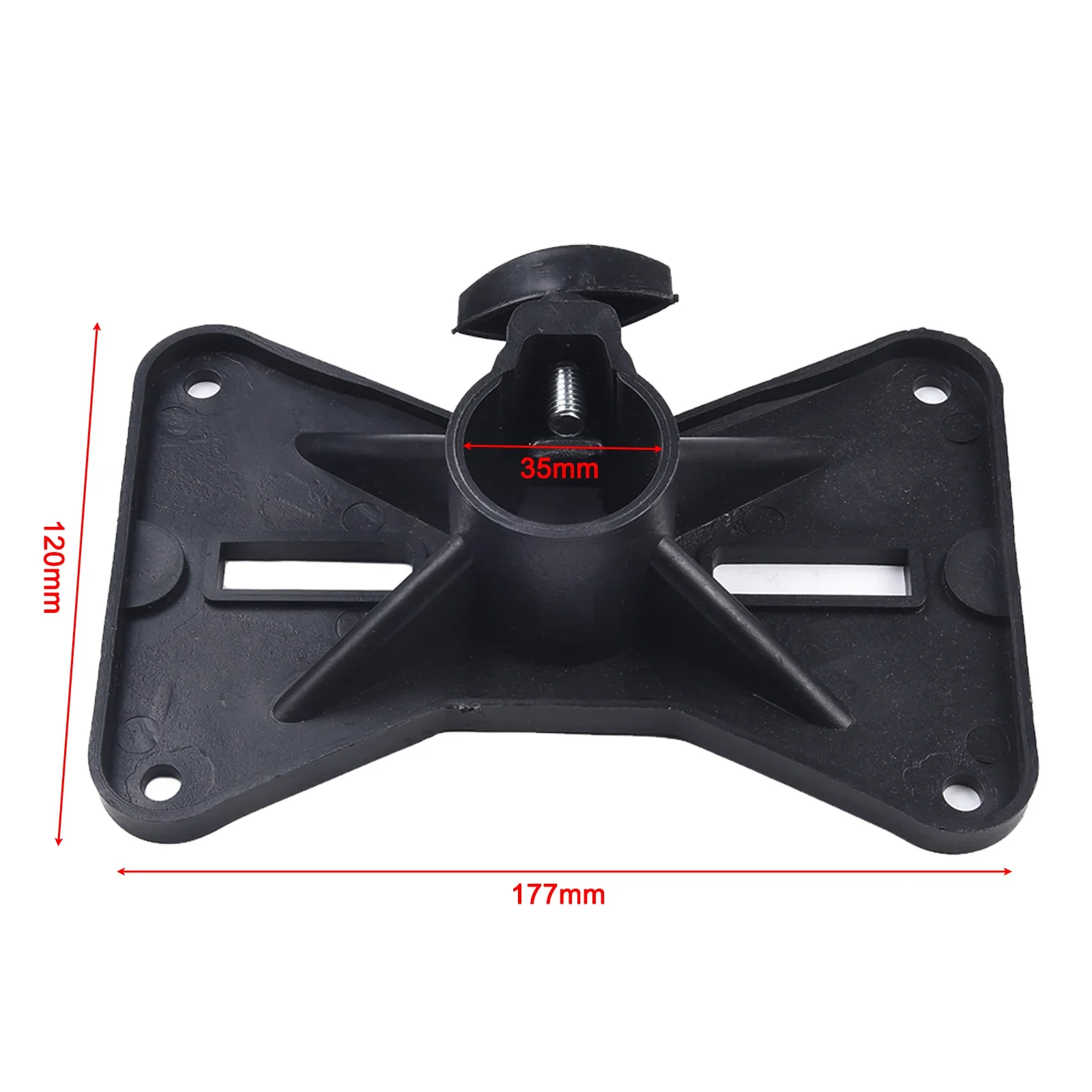 Rotatable 35mm Plastic Mount Tripod Pole DJ Speaker Stand Adapter Top Cap Tray Plastic Tray Pro Audio Equipment Stands Mounts