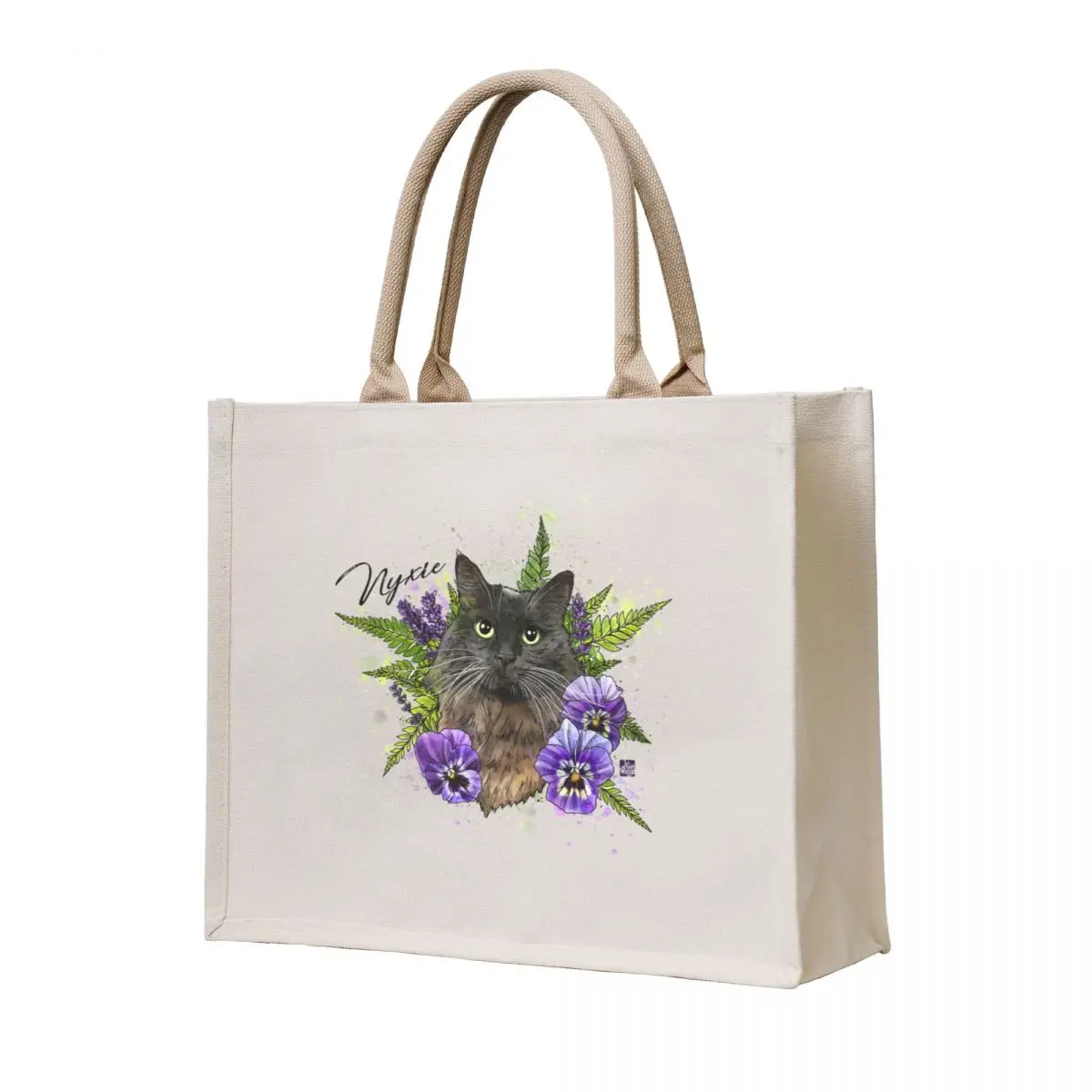 

Nyxie the Cat Tote Bag Cloth bag Women's bag Shopper handbag